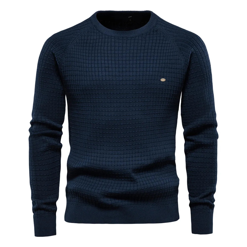 Stylish Men's Sweater - Felix-Blue-S-Nora Luxe