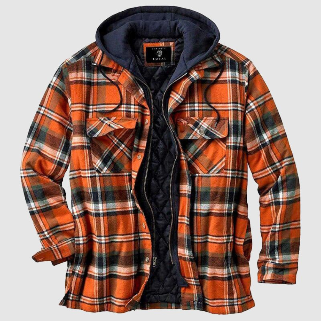 Stylish Men's Winter Coat - RusticJack-Blue-S-Nora Luxe