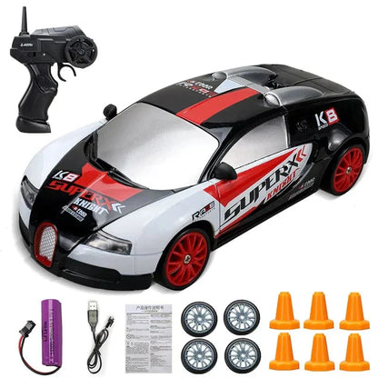 Stylish Mini Drifter for Exciting Adventures - SwiftDrift-Bugatti Chiron White-Nora Luxe