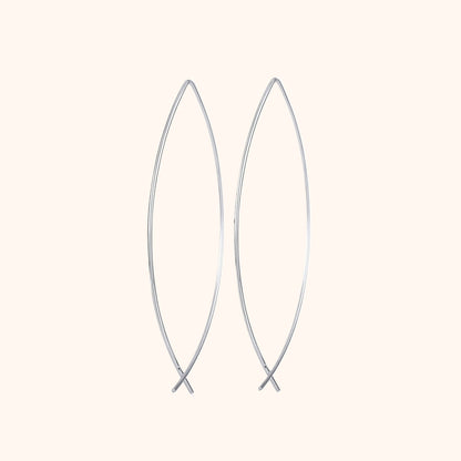 Stylish Minimalist Earrings - Lina-Silver-Nora Luxe