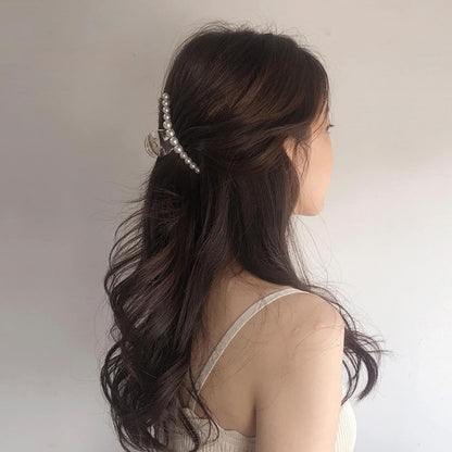Stylish Pearl Hair Clips - 4-Pack-Set 1-Nora Luxe