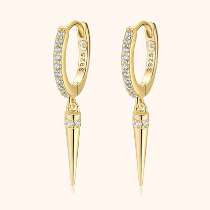 Stylish Pendant Earrings - Sophia-Gold-Nora Luxe