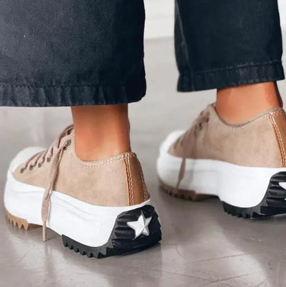 Stylish Platform Sneakers for Women - Arlette-Brown-2.5-Nora Luxe