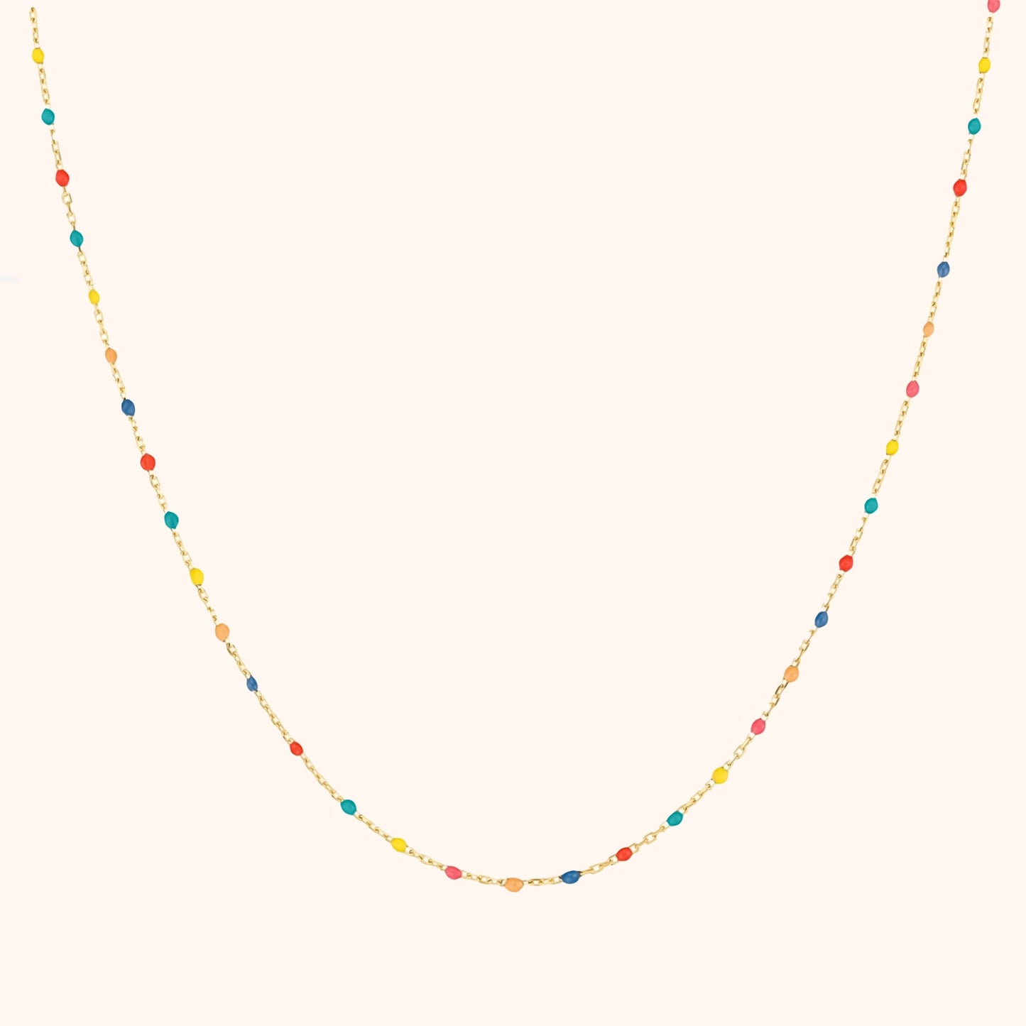 Stylish Rainbow Necklace - Iris-Gold-Nora Luxe