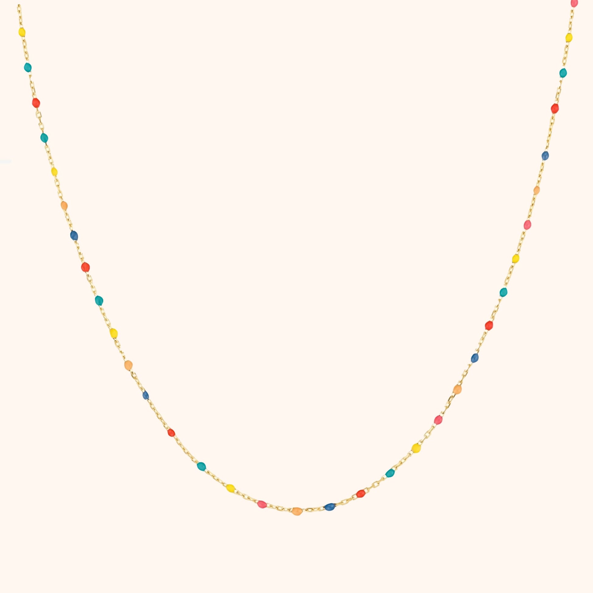 Stylish Rainbow Necklace - Iris-Gold-Nora Luxe