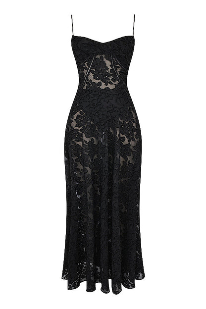 Stylish Sleeveless Dress – Viviana-Black-XS-Nora Luxe