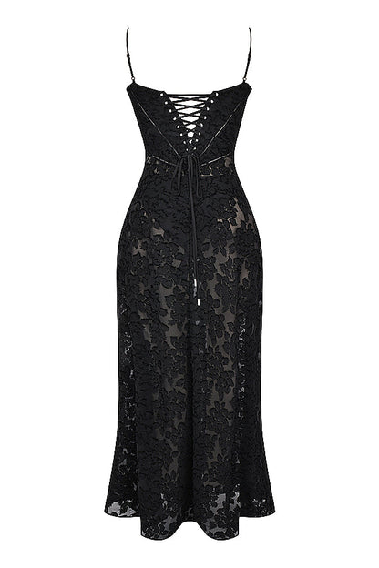 Stylish Sleeveless Dress – Viviana-Black-XS-Nora Luxe