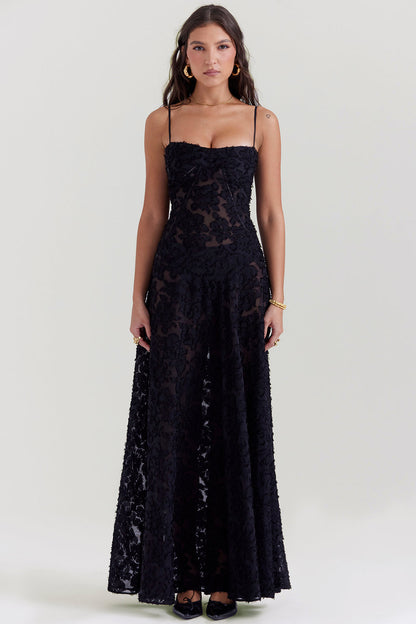 Stylish Sleeveless Dress – Viviana-Black-XS-Nora Luxe