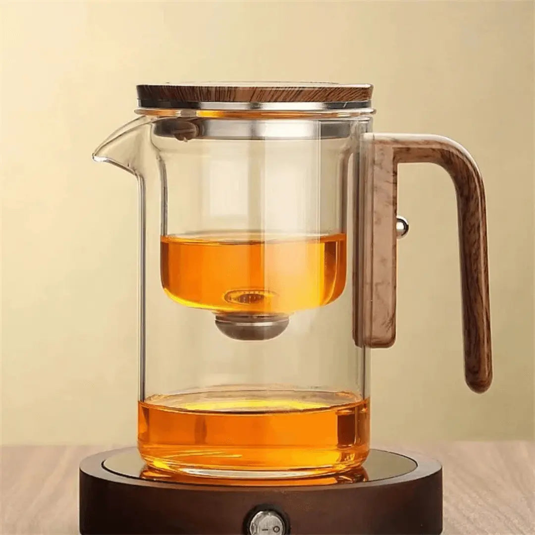 Stylish Transparent Teapot - ClearBrew-Nora Luxe