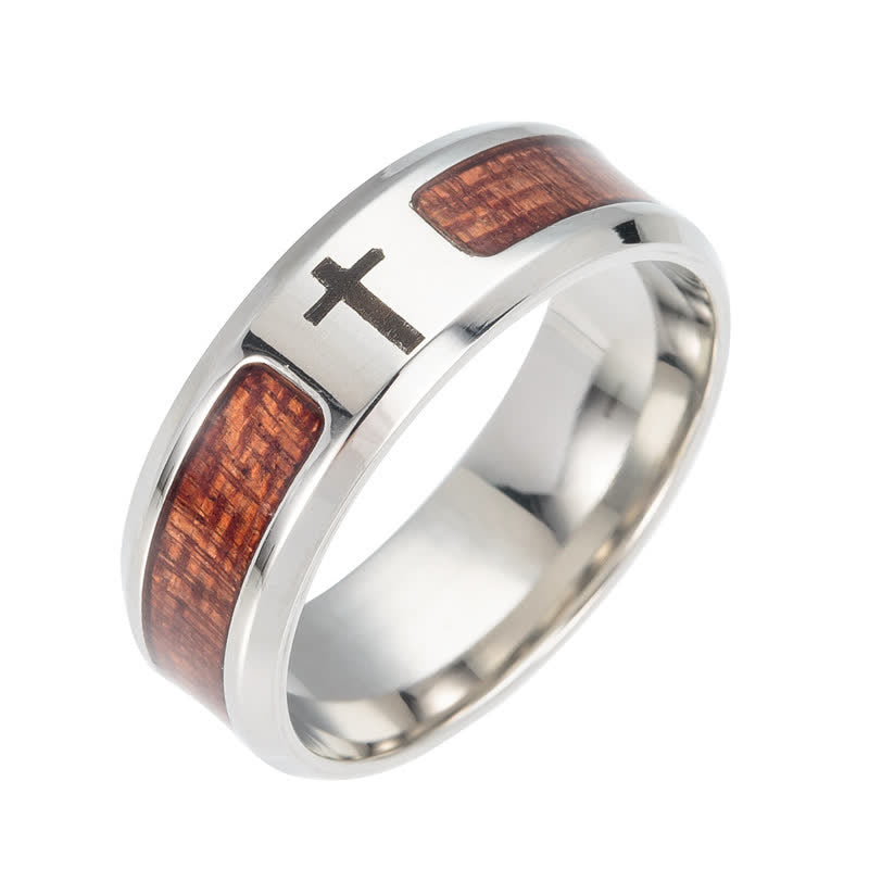 Stylish Tree of Life Ring made of Stainless Steel for Women - Elina-Cross-2.01 in-Nora Luxe