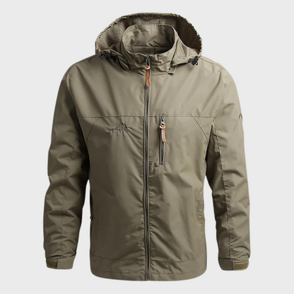 Stylish Windbreaker for Men - Luca-Khaki-M-Nora Luxe
