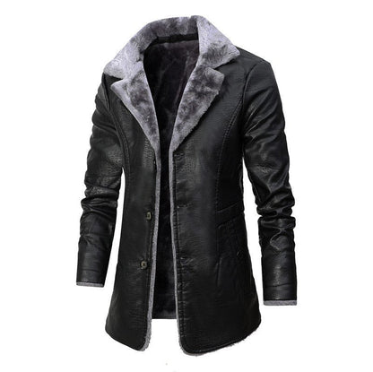 Stylish Winter Coat for Men - Lukas-Black-S-Nora Luxe