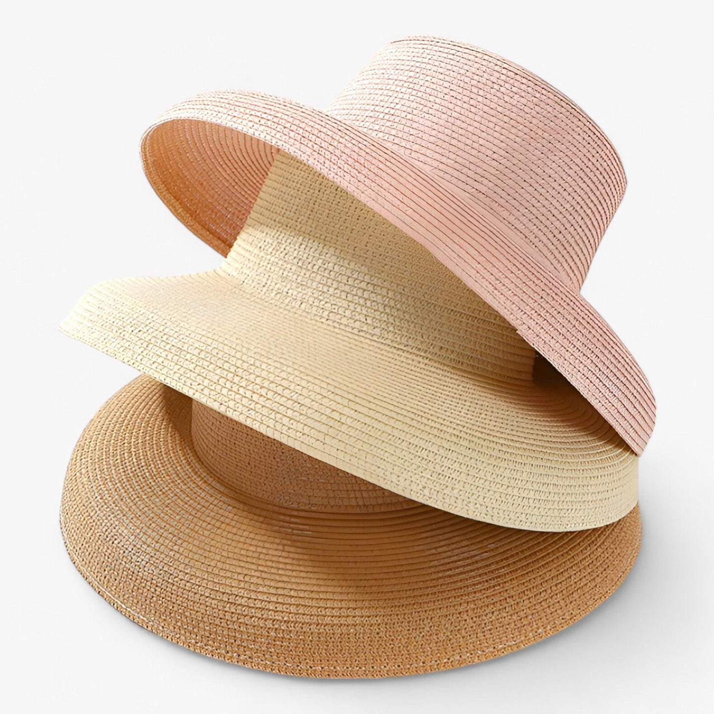 Stylish women's summer hat in light Panama style – Belinda-Khaki-The Livary