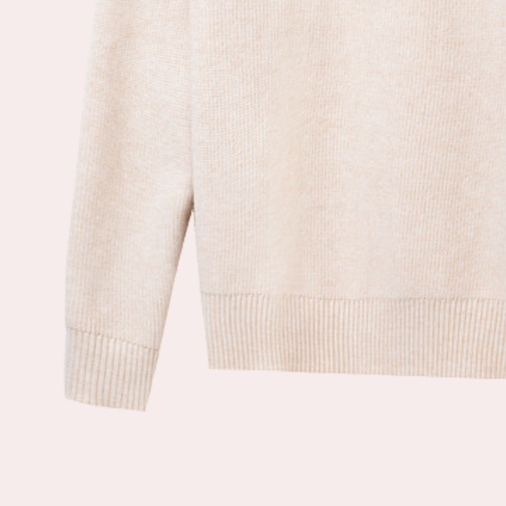 Stylish Women's Sweater with Floral Print - Isabeau-Red-XS-Nora Luxe