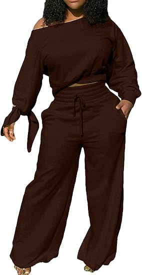 Stylish Women's Sweatsuit - Lola-Brown-S-Nora Luxe
