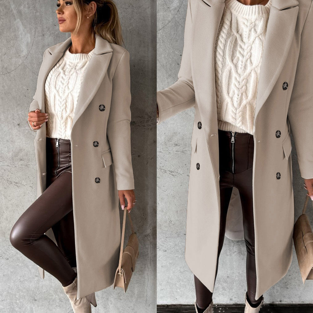 Stylish Women's Winter Coat - Elara-Pink-S-Nora Luxe