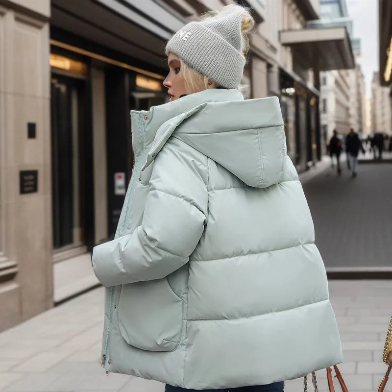 Stylish Women's Winter Coat - Mariette-White-S-Nora Luxe