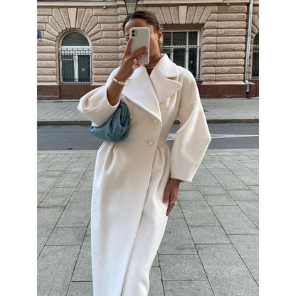 Stylish Women's Winter Coat - Victoria-White-S-Nora Luxe