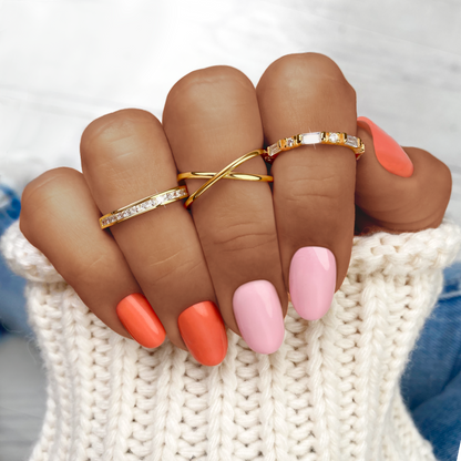 Stylish Zirconia Ring - Amelia-Silver-5-Nora Luxe