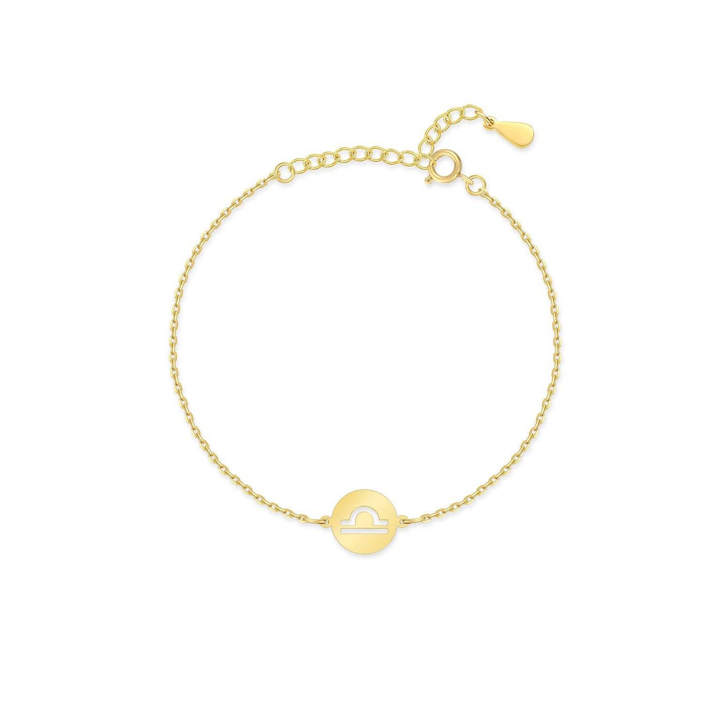 Stylish Zodiac Bracelet - Lyra-Gold-Libra-Nora Luxe