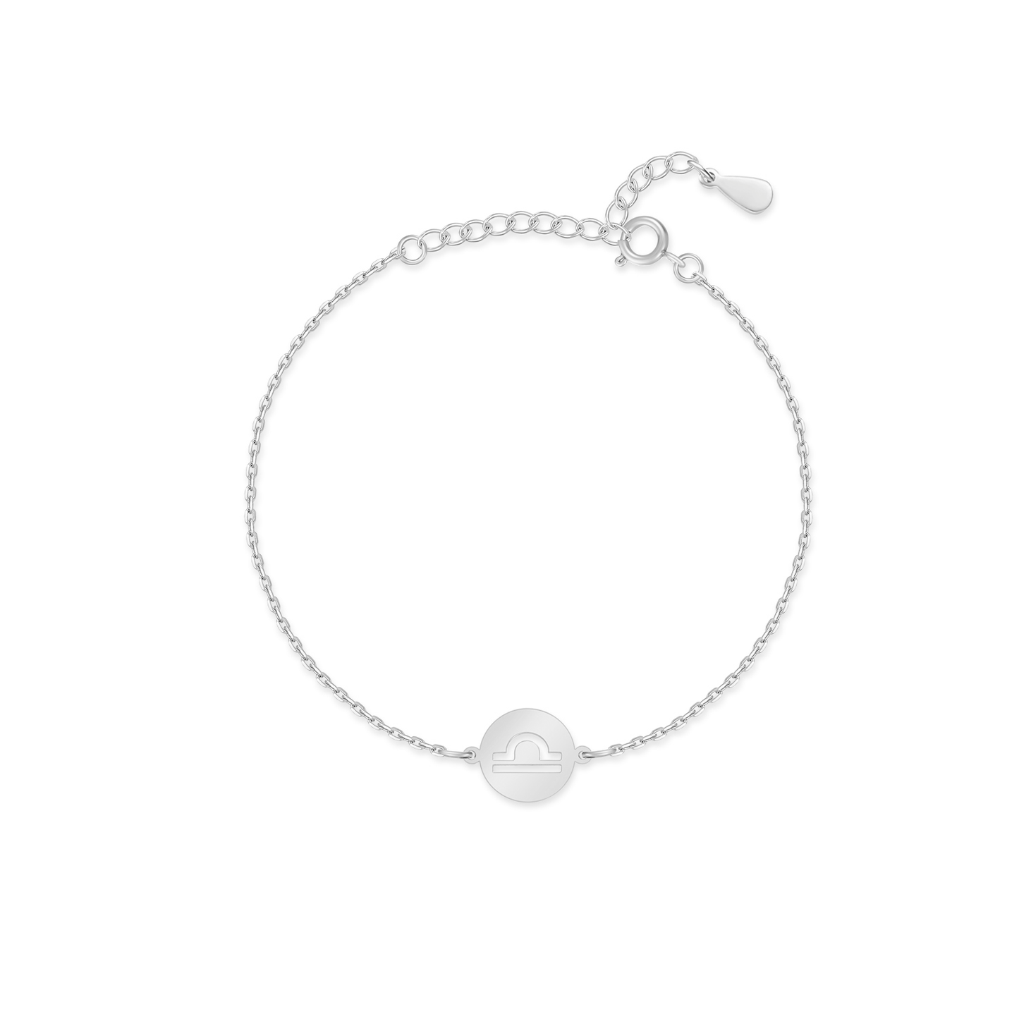 Stylish Zodiac Bracelet - Lyra-Silver-Libra-Nora Luxe