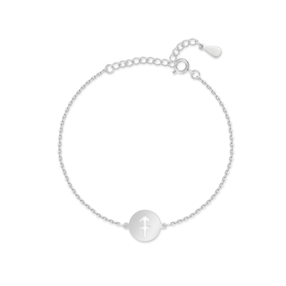 Stylish Zodiac Bracelet - Lyra-Silver-Sagittarius-Nora Luxe