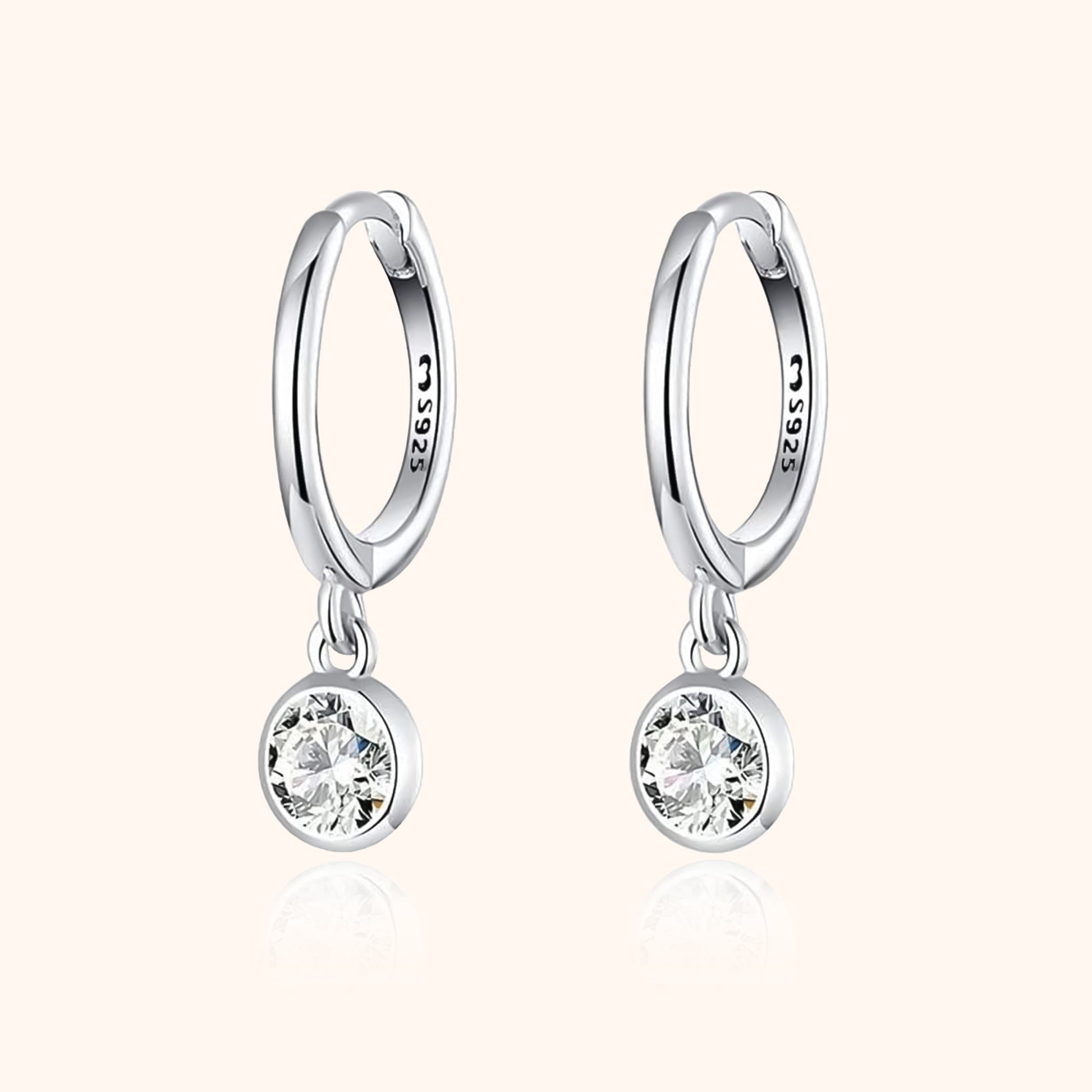 Subtle Stylish Earrings - Nova-Silver-Nora Luxe