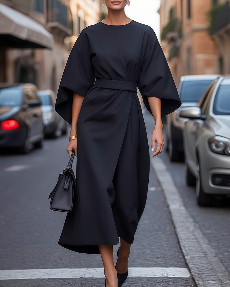 Summer Dress – Celestine | The Ultimate Chic Look-Dark blue-XS-Nora Luxe