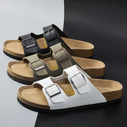 Summer sandals for Men - Solaro-Black-7-The Livary