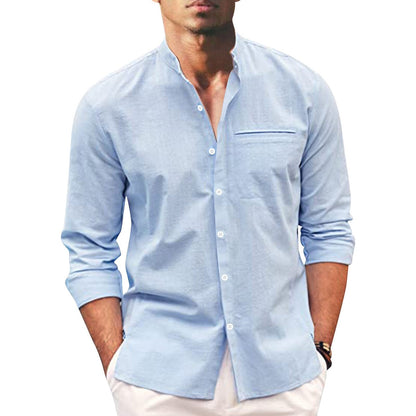Summer shirt for men – Leonardo-Blue-S-Nora Luxe