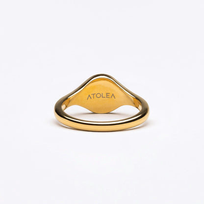 Sun Signet Ring - Solara-5-Gold-Nora Luxe