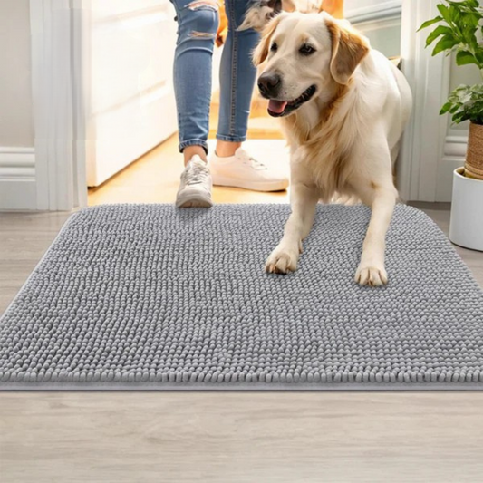 Super Absorbent Dog Mat – PawMat-Beige-15.8×23.6in-Nora Luxe
