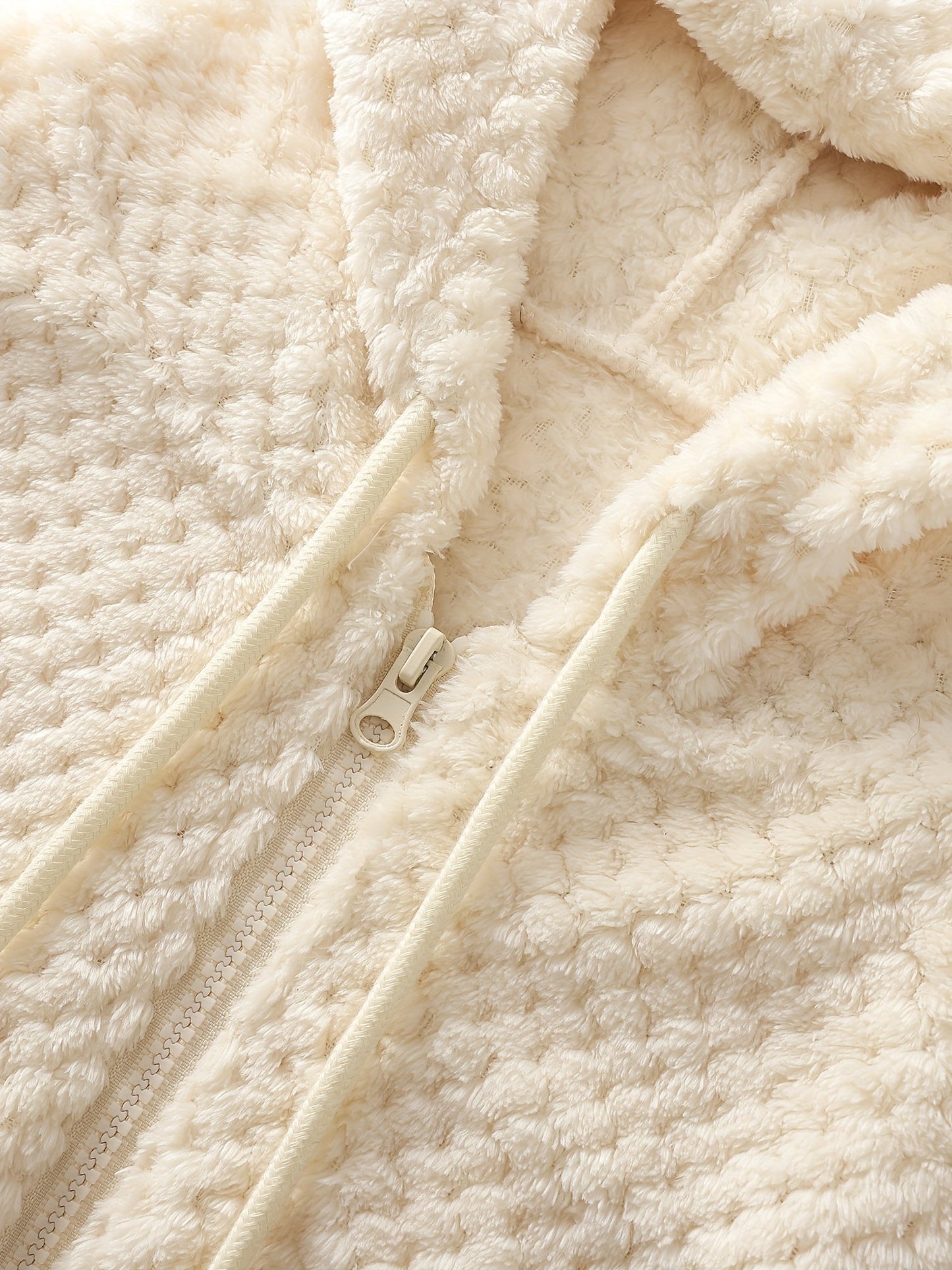 Super Comfy Ladies' Jacket with Warm Lining - Elise-White-S-Nora Luxe