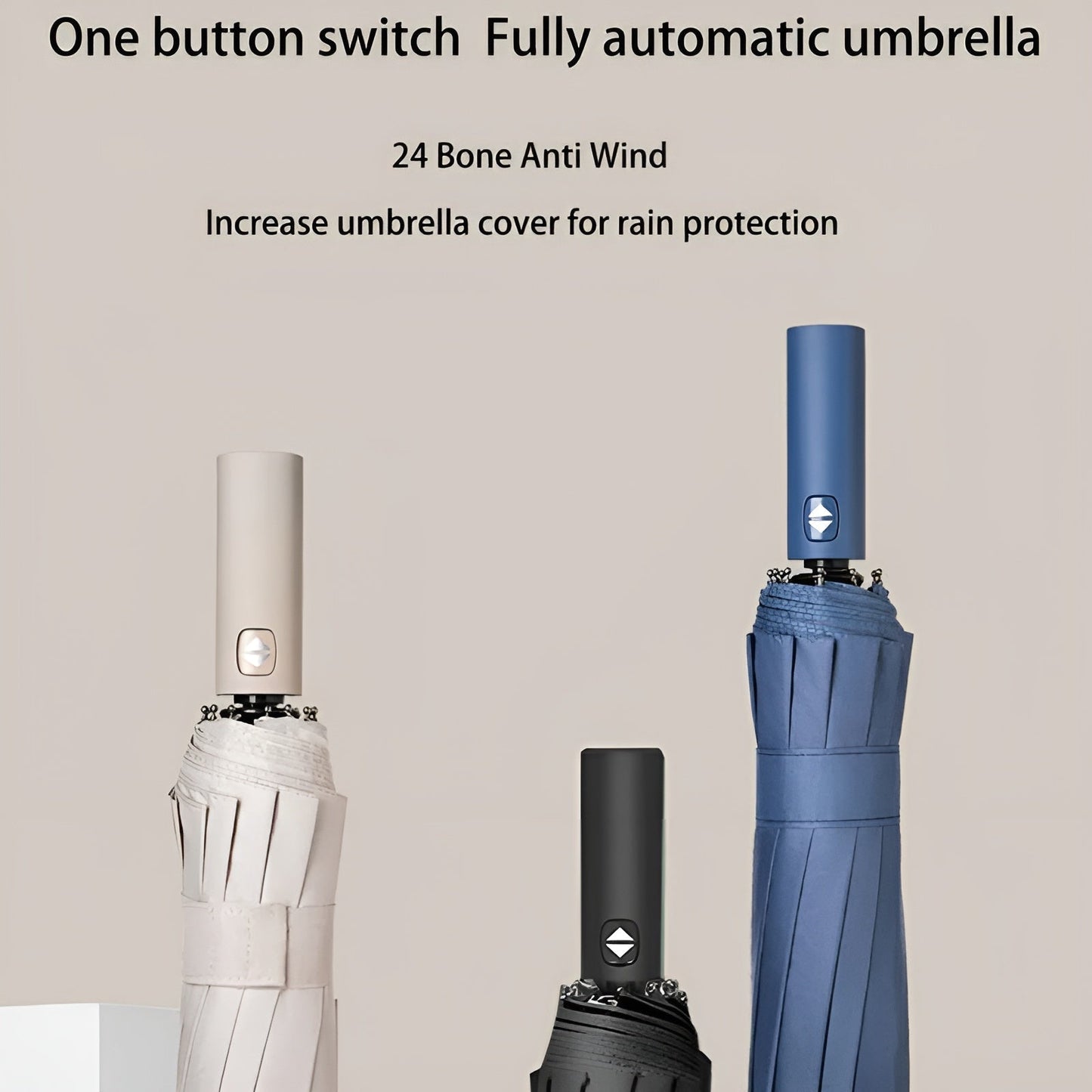 Sustainable Umbrella with UV Protection - StormShield-Light green-Nora Luxe