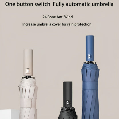 Sustainable Umbrella with UV Protection - StormShield-Light green-Nora Luxe