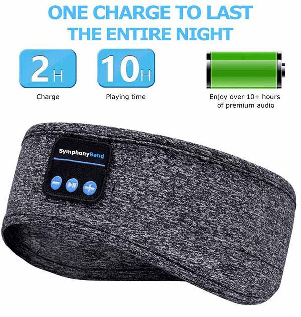SymphonyBand™ Sleep Headphones-Ocean Blue-Nora Luxe