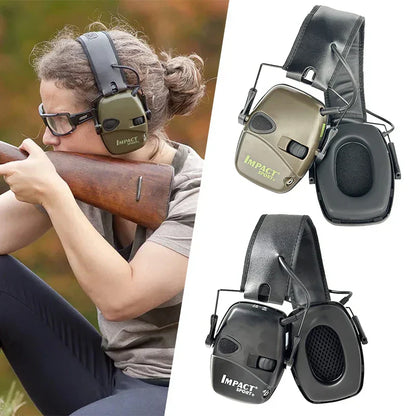 Tactical Hearing Protection - SoundShield-Model B Green-Nora Luxe