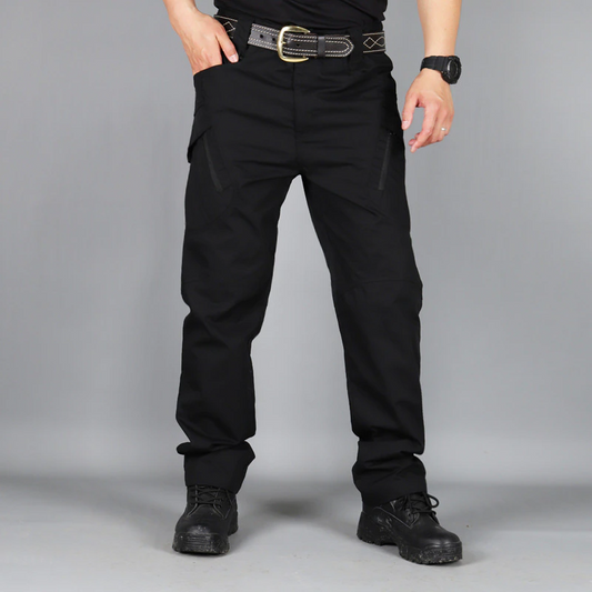 Tactical Military Trousers - Valor-Black-S-Nora Luxe
