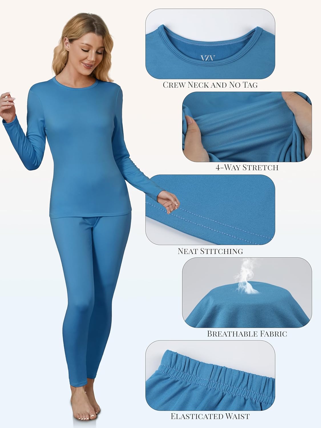 Thermal Underwear for Women - Sophie-Black-XS-Nora Luxe