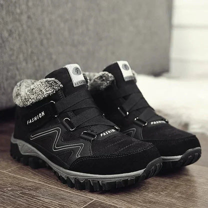 Thermal Unisex Hiking Shoes - AlpineWarm-Black-3-Nora Luxe