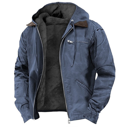 Timeless and Modern Outdoor Jacket for Men – Noah-Blue-S-Nora Luxe