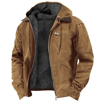 Timeless and Modern Outdoor Jacket for Men – Noah-Brown-S-Nora Luxe