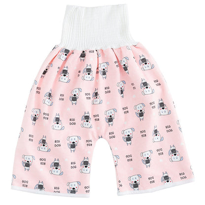 Toddler Potty Training Pants - PotjePro-Shorts-Pink Dogs-M (0-3 years)-Nora Luxe