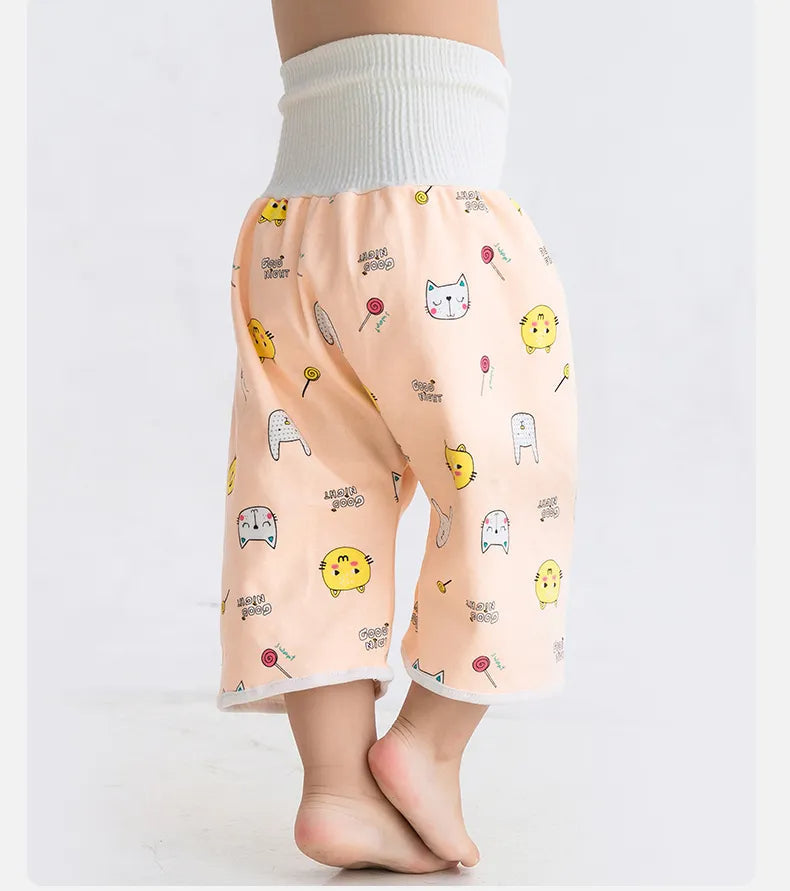 Toddler Potty Training Pants - PotjePro-Shorts-Pink Dogs-M (0-3 years)-Nora Luxe