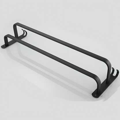 Towel Holder with Hooks - DrySpace-2 rods-40 cm-The Livary