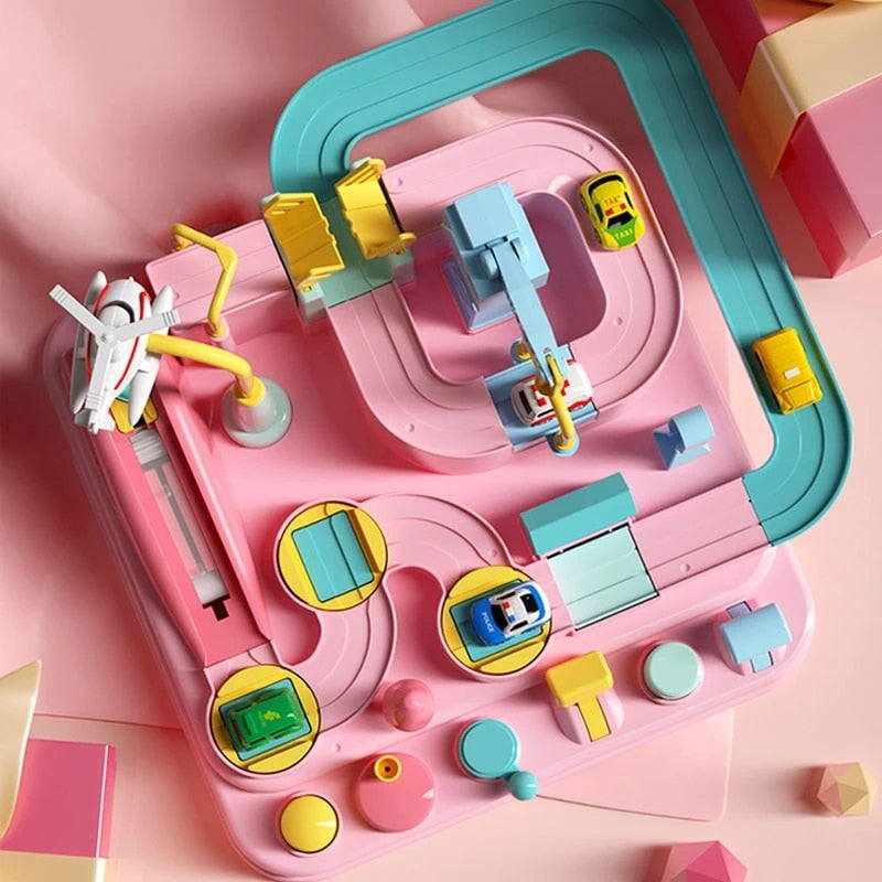 Toy Racing Track - TurboCity-Emerald Blue-Nora Luxe