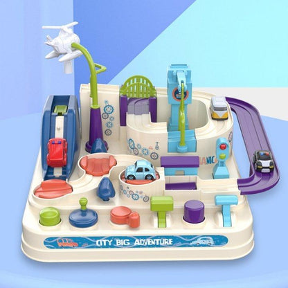 Toy Racing Track - TurboCity-Pearl White-Nora Luxe