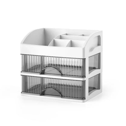 Transparent Acrylic Make-up Organizer - Clarityn-2-The Livary