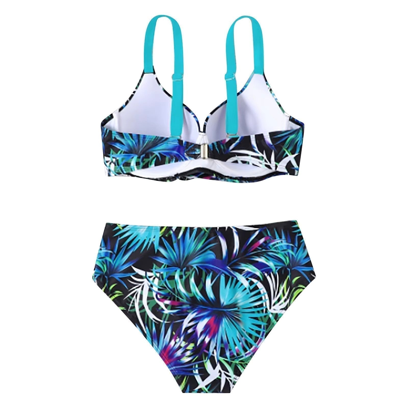 Trendy High-Waisted Bikini Set – Selina-Black-XS-State of Style