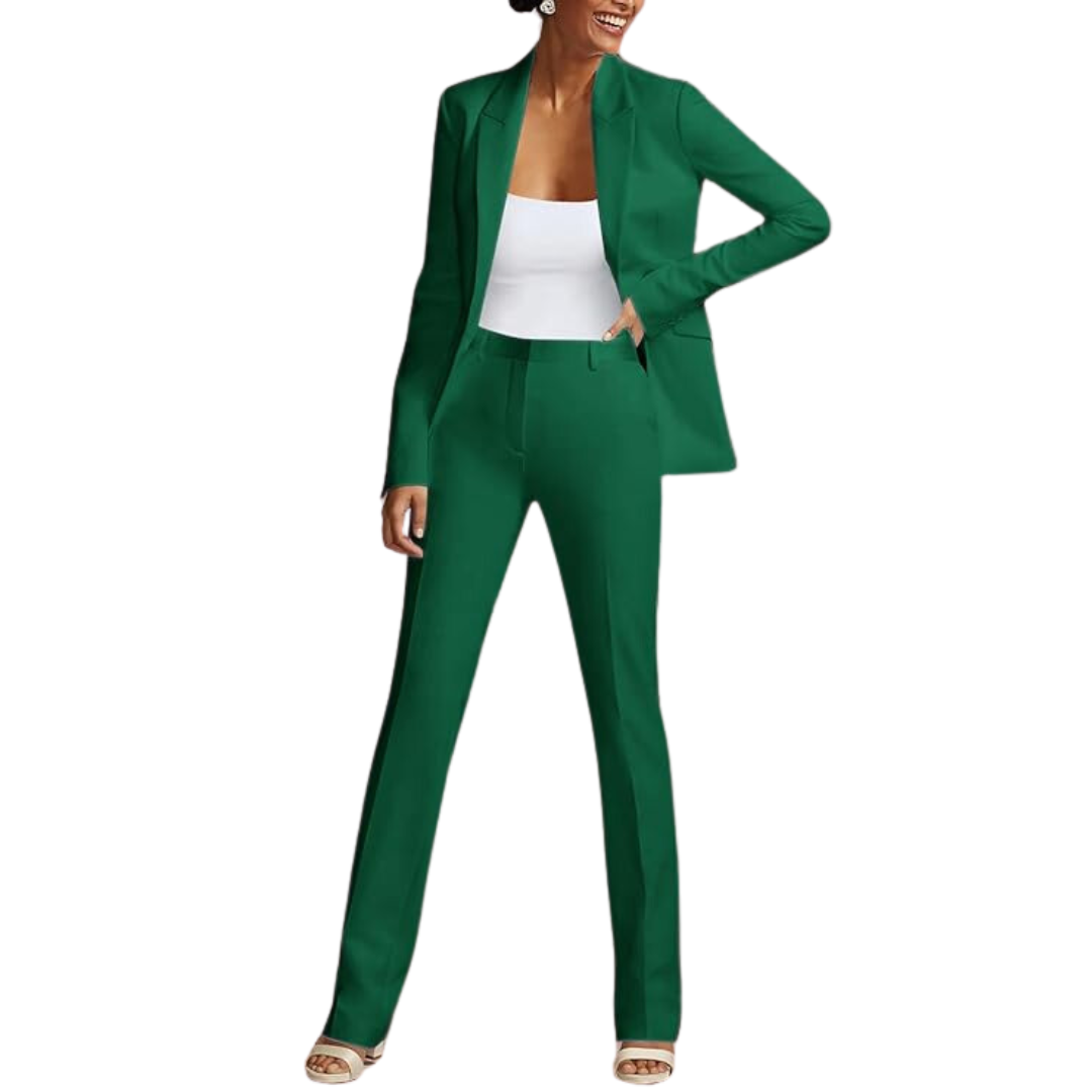 Trendy Ladies Blazer Set - Quina-Black-S-Nora Luxe